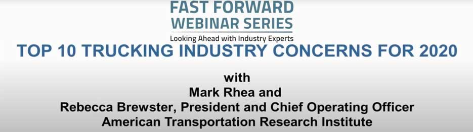 Top Trucking Industry Concerns 2020