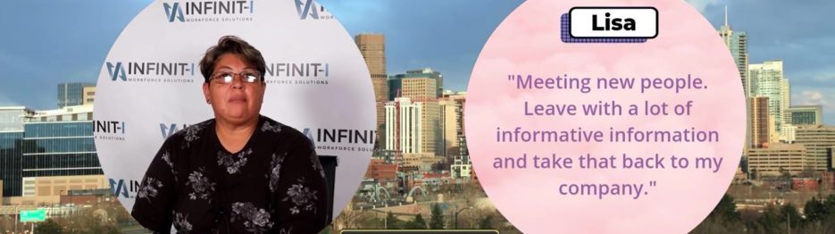Lisa with Kaneca Reviews Infinit-I's Safety Management Boot Camp Seminar 2021