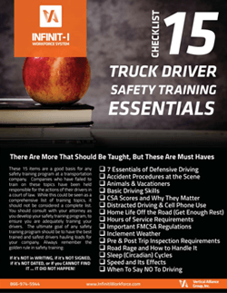 15 Truck Driver Safety Training Essentials